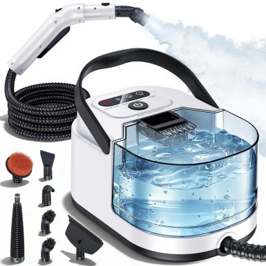 Steam Cleaner, 15s Fast Heat-Up Handheld Steam Cleaner for Home & Car Portable Steamer for Cleaning with 3 Steam Levels, 1500ml Tank, 248°F Deep Cleaning, Steam Cleaner for Car Accessories Covers